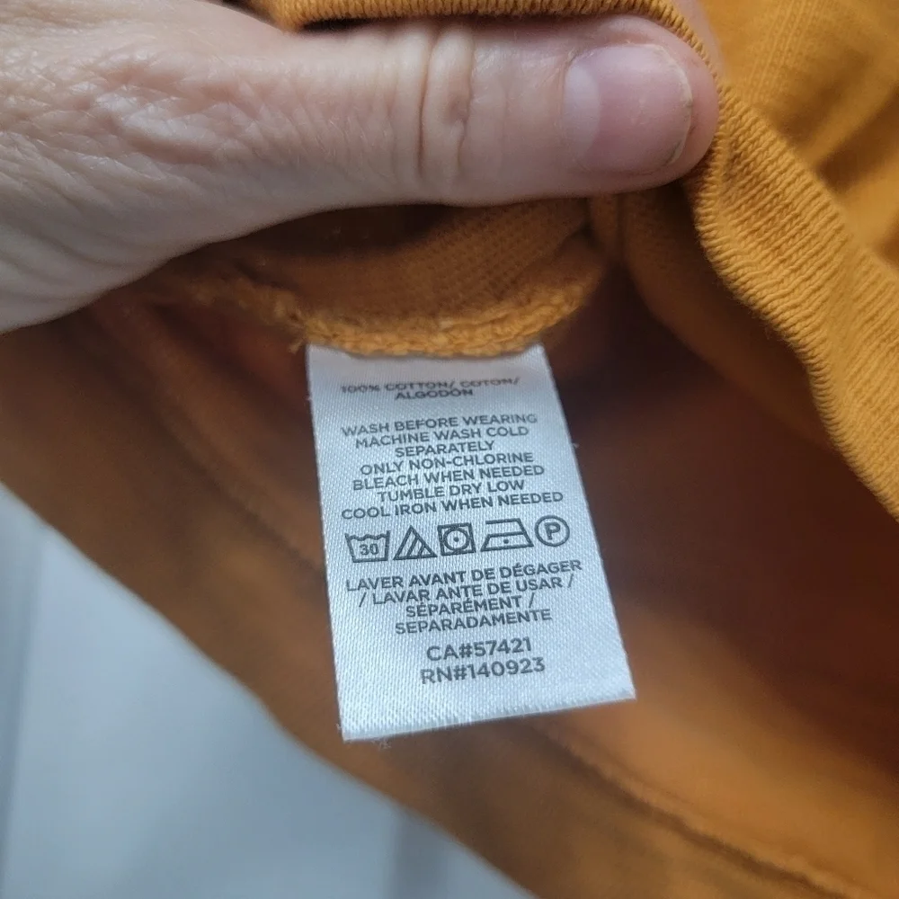Ann Taylor Loft Marigold Mustard Yellow Crewneck Raglan Top 100% Cotton Medium
